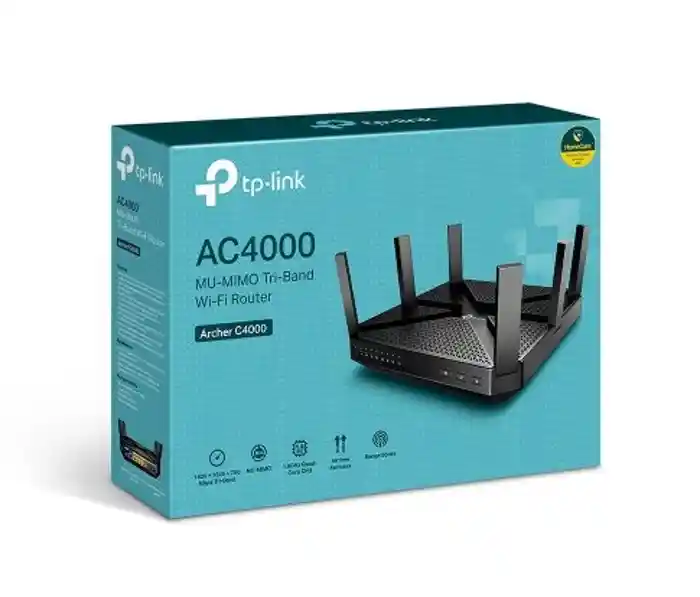TP-Link Archer C4000 AC4000 MU-MIMO Tri-Band Wi-Fi Router